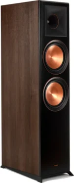 Klipsch RP-8000F Noyer | Enceinte colonne élégante et puissante. Son haute fidélité pour home cinéma immersif et sonorisation musicale au Maroc | homesolutions.ma