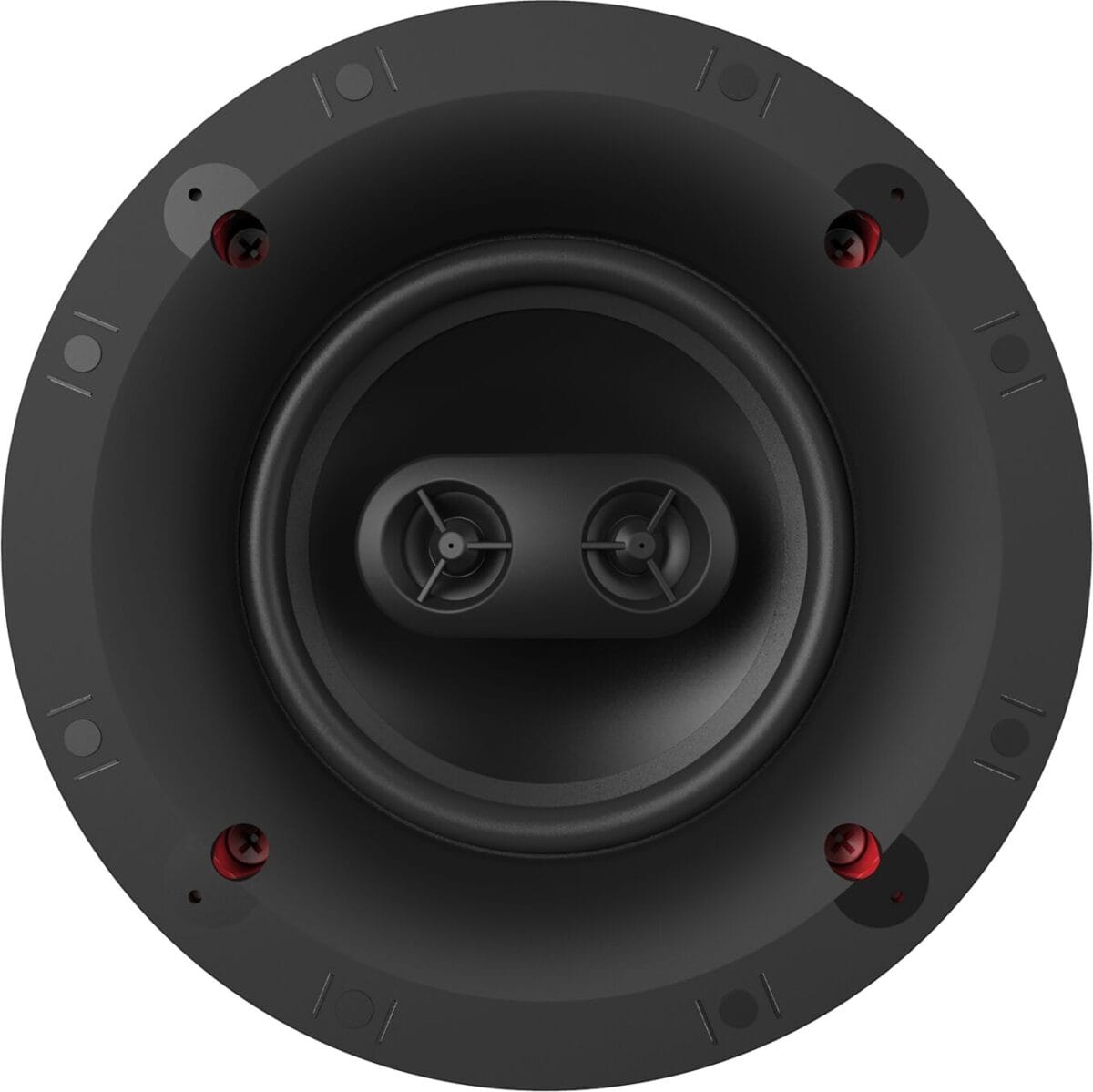 enceinte encastrable stéréo 2 voies, son clair et puissant. Idéale pour plafond home cinéma et multiroom au Maroc.